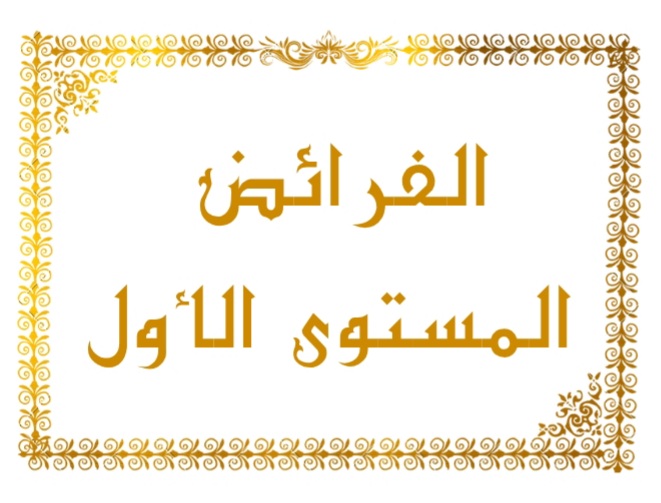 المستوى الاول